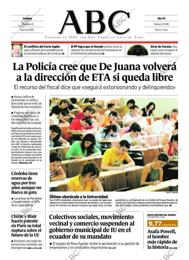 ABC CORDOBA 15-06-2005 página 1