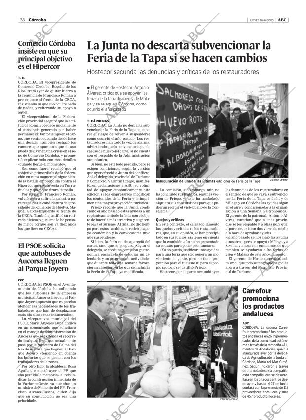ABC CORDOBA 16-06-2005 página 38