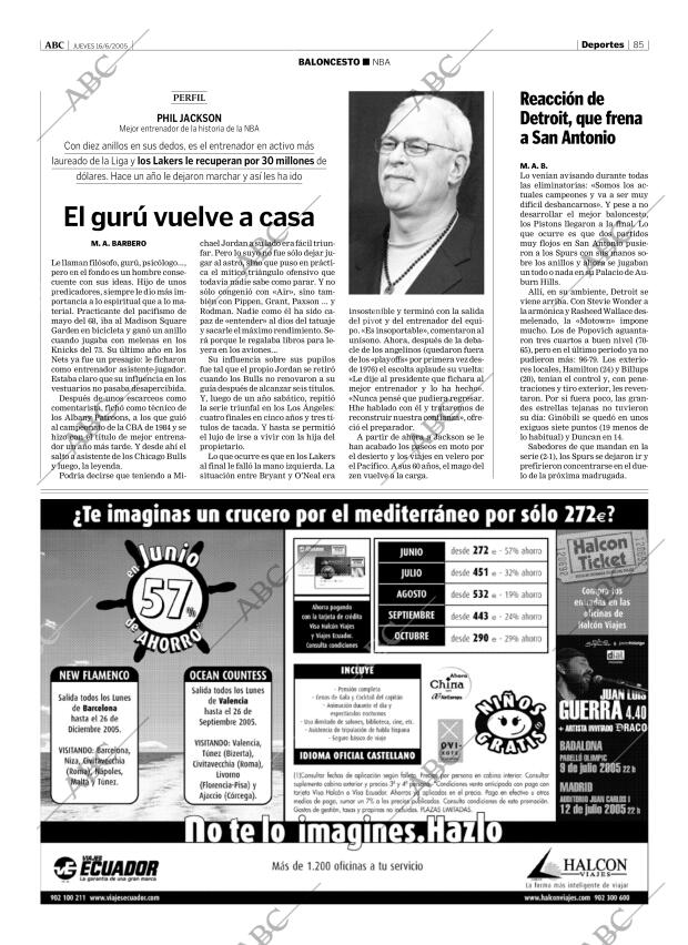 ABC CORDOBA 16-06-2005 página 85