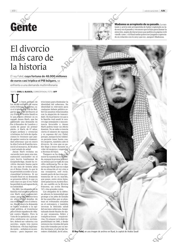 ABC MADRID 16-06-2005 página 100
