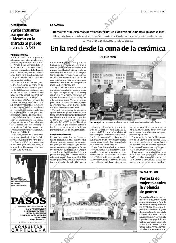ABC CORDOBA 18-06-2005 página 42