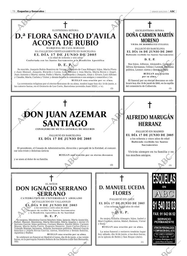 ABC MADRID 18-06-2005 página 78