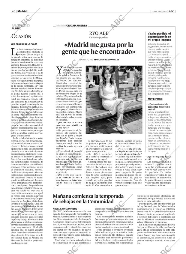 ABC MADRID 20-06-2005 página 46