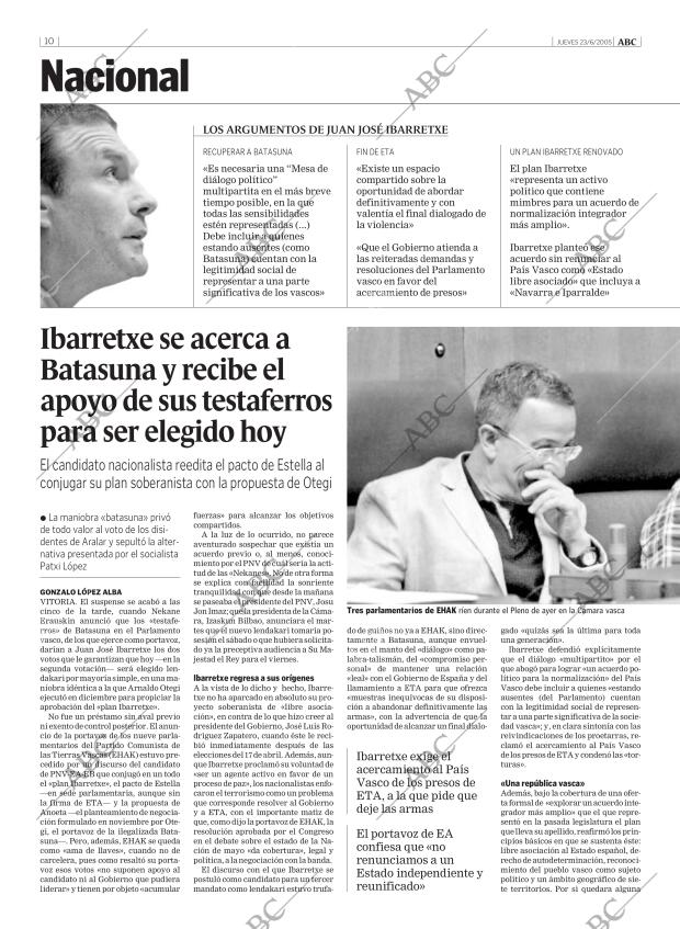 ABC MADRID 23-06-2005 página 10