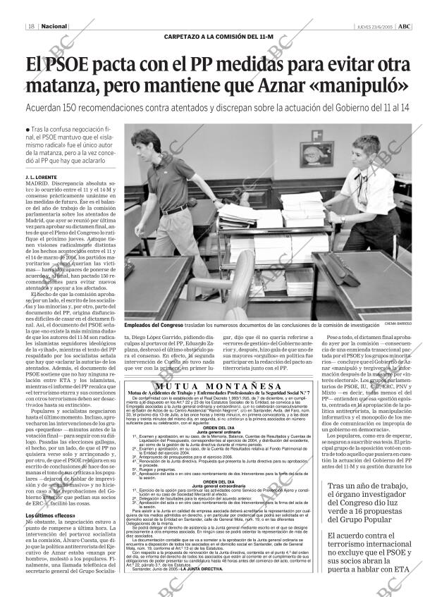 ABC MADRID 23-06-2005 página 18