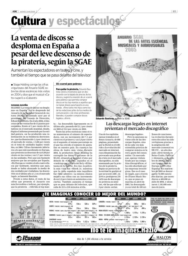 ABC MADRID 23-06-2005 página 65
