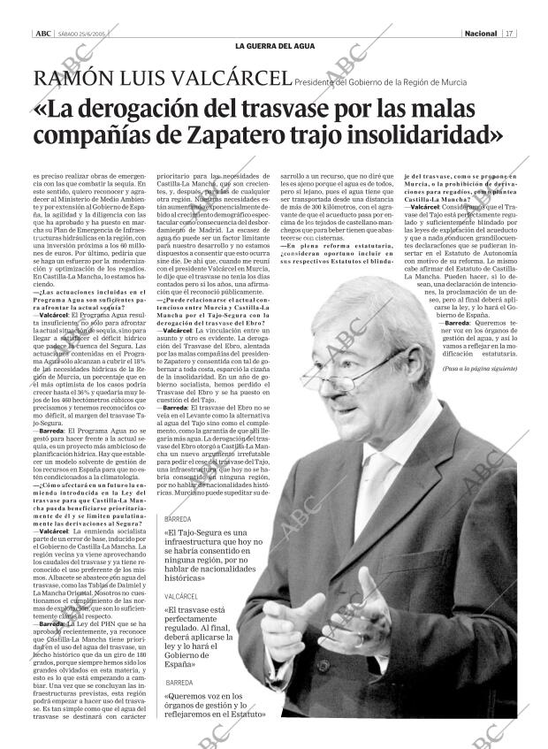 ABC MADRID 25-06-2005 página 17