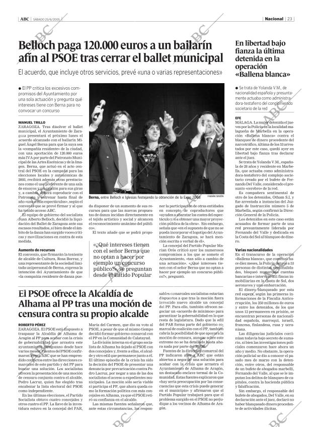 ABC MADRID 25-06-2005 página 23