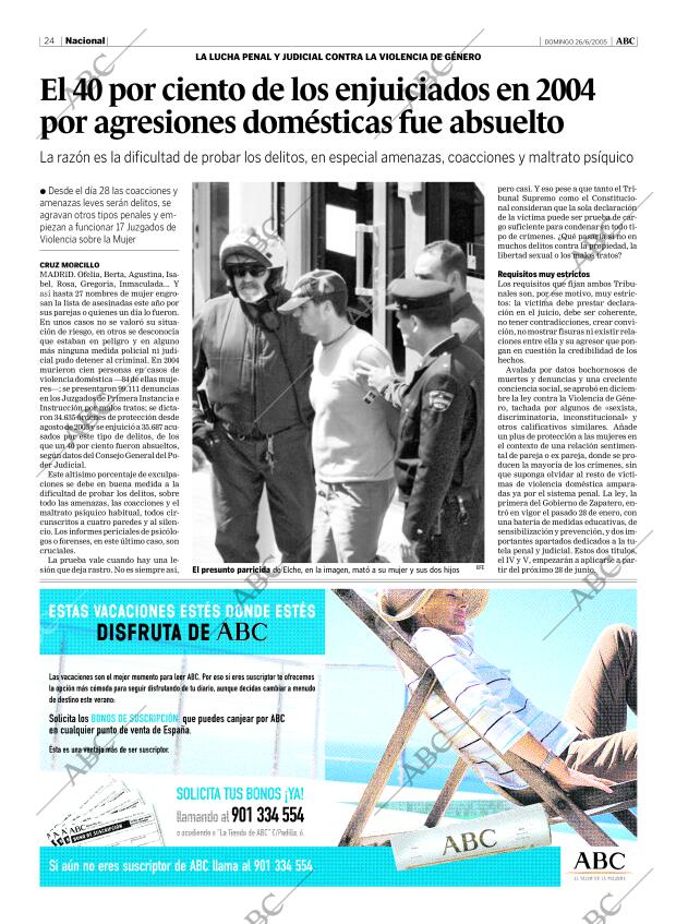ABC MADRID 26-06-2005 página 24