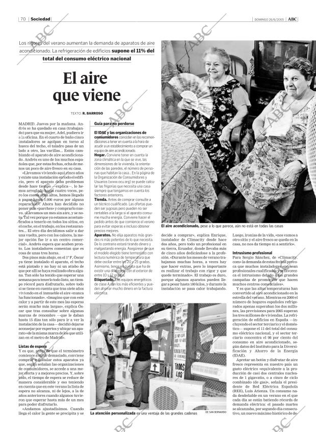 ABC MADRID 26-06-2005 página 70