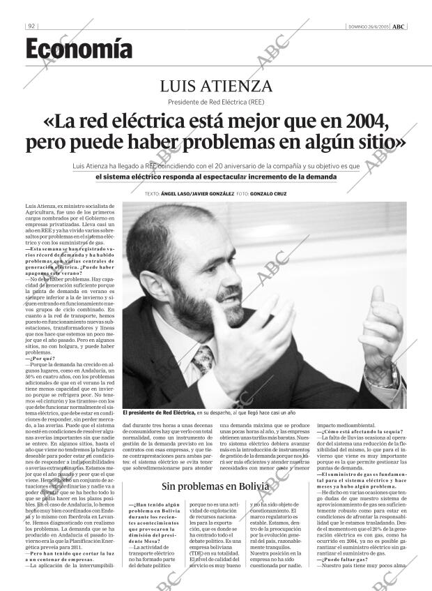 ABC MADRID 26-06-2005 página 92