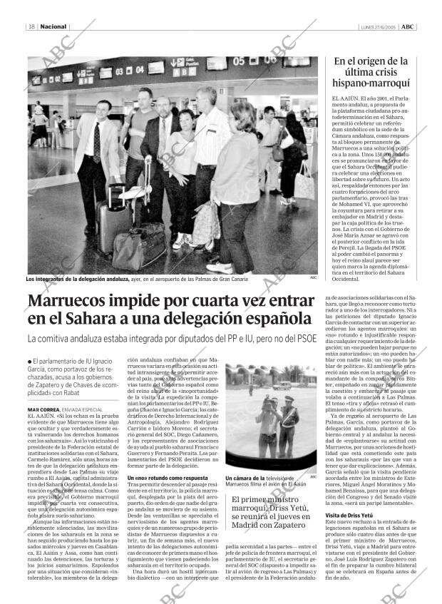 ABC MADRID 27-06-2005 página 18