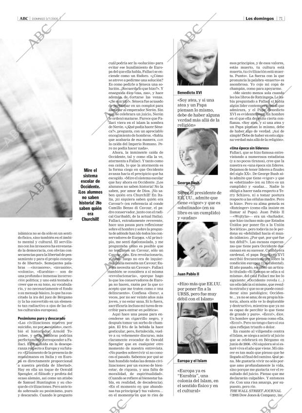 ABC MADRID 03-07-2005 página 71