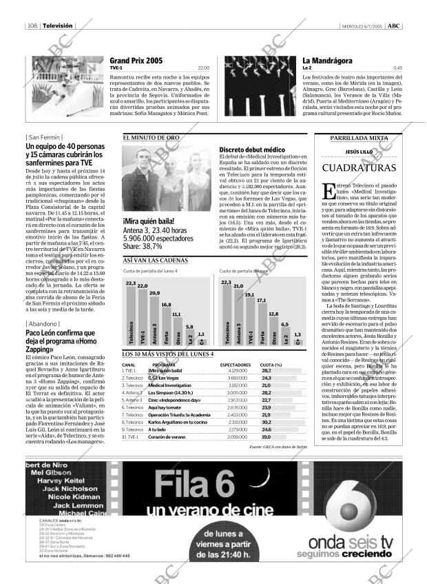 ABC MADRID 06-07-2005 página 108