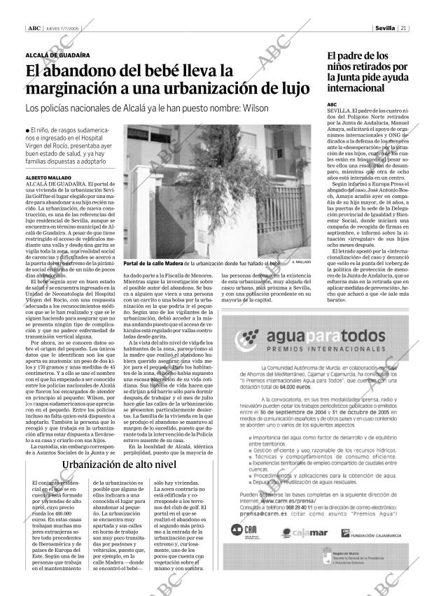 ABC SEVILLA 07-07-2005 página 21