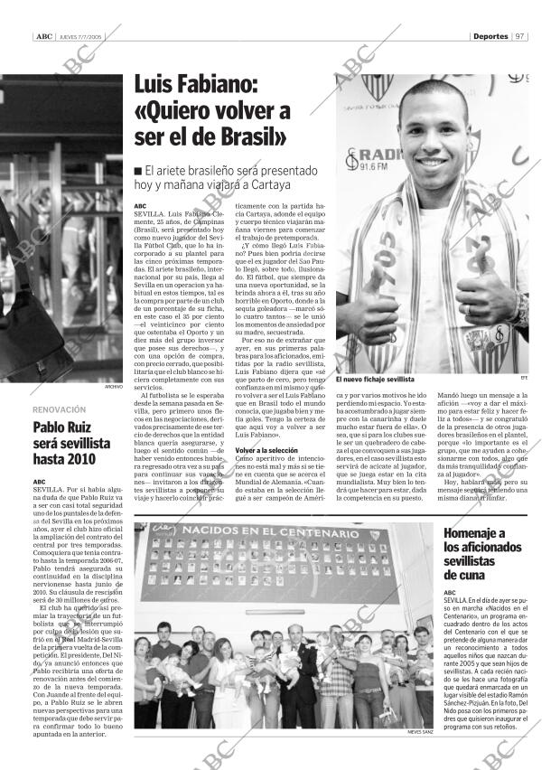 ABC SEVILLA 07-07-2005 página 97
