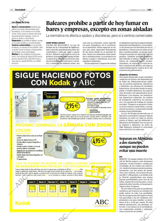 ABC MADRID 10-07-2005 página 62