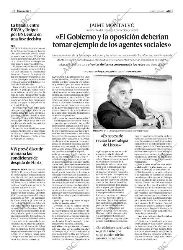 ABC MADRID 11-07-2005 página 84