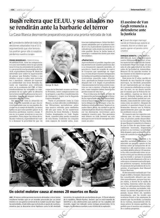 ABC MADRID 12-07-2005 página 27