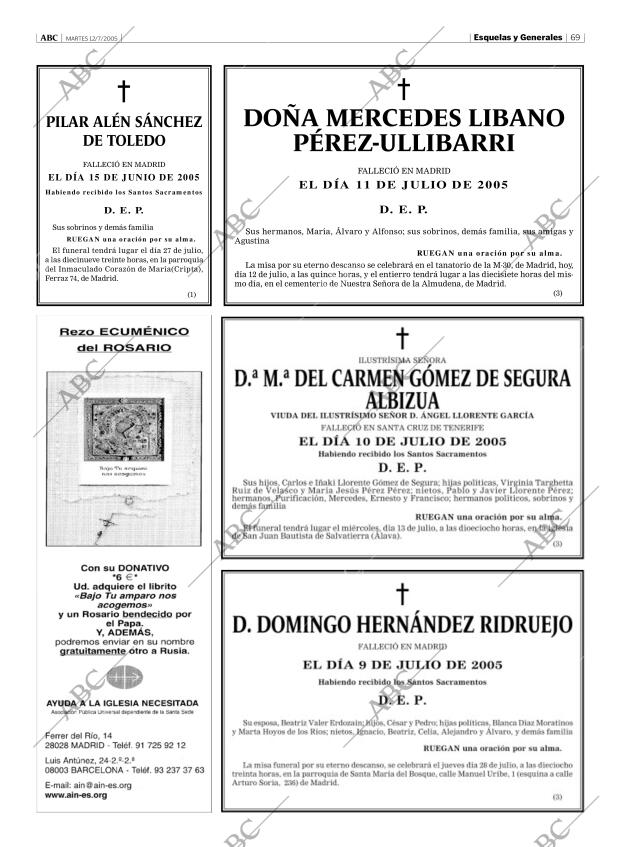ABC MADRID 12-07-2005 página 69