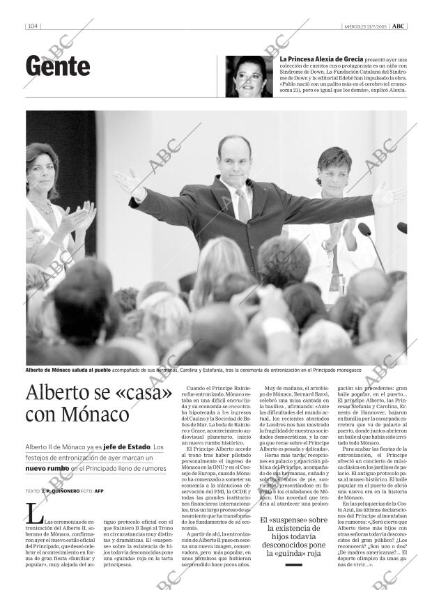 ABC MADRID 13-07-2005 página 104