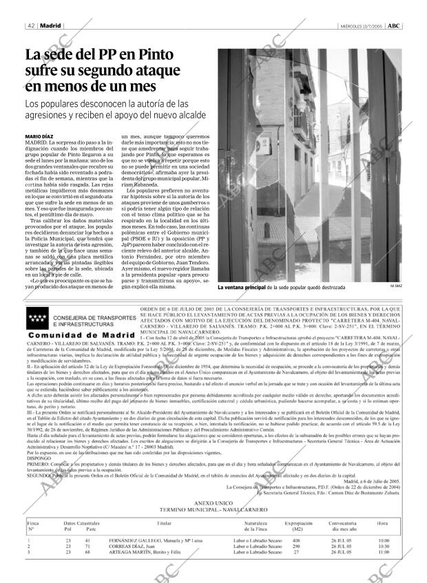 ABC MADRID 13-07-2005 página 42