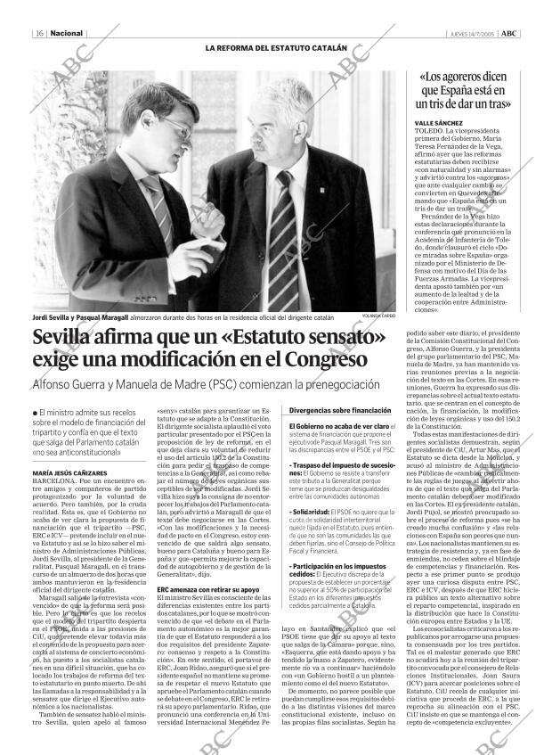 ABC MADRID 14-07-2005 página 16
