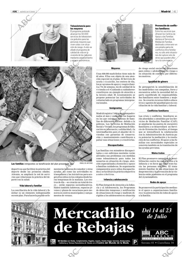 ABC MADRID 14-07-2005 página 41