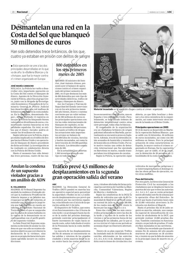 ABC CORDOBA 15-07-2005 página 18