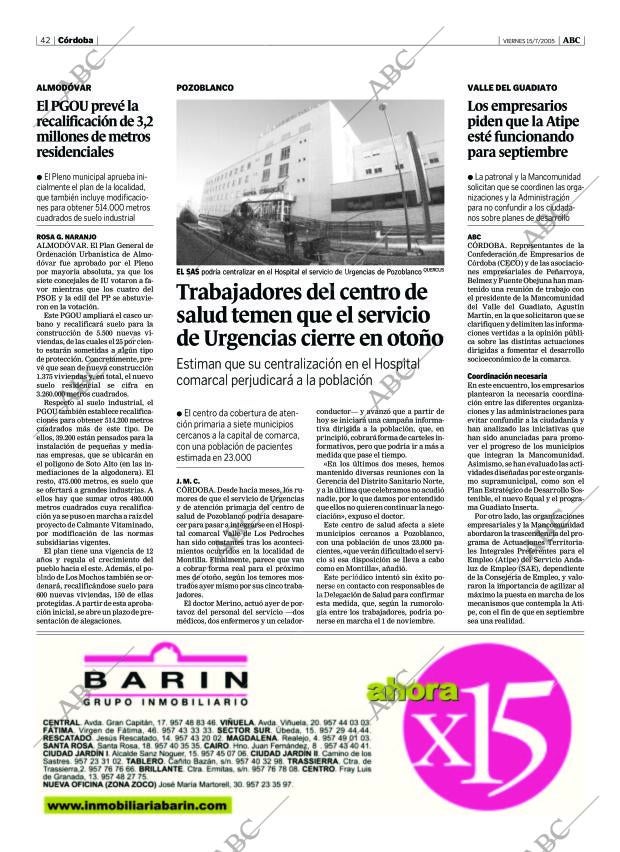 ABC CORDOBA 15-07-2005 página 42