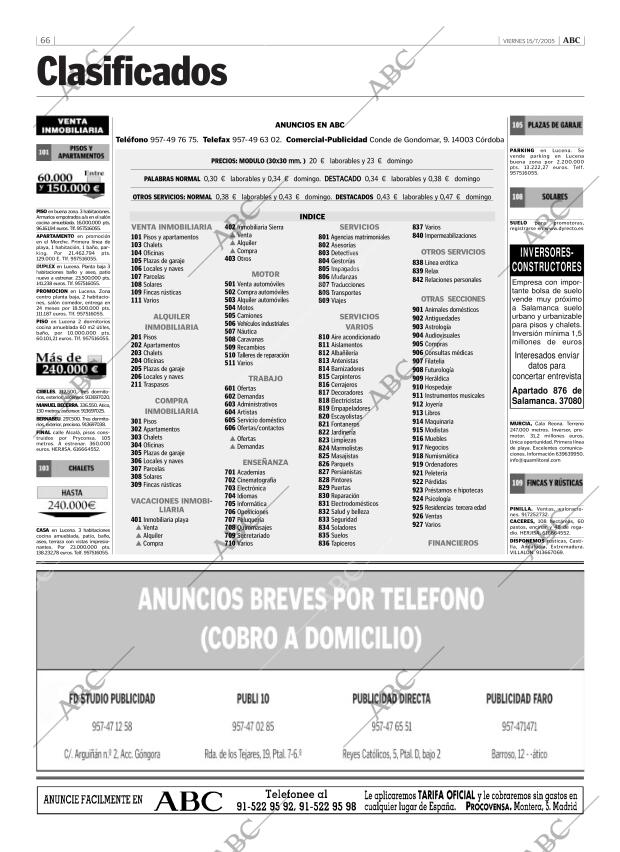 ABC CORDOBA 15-07-2005 página 66
