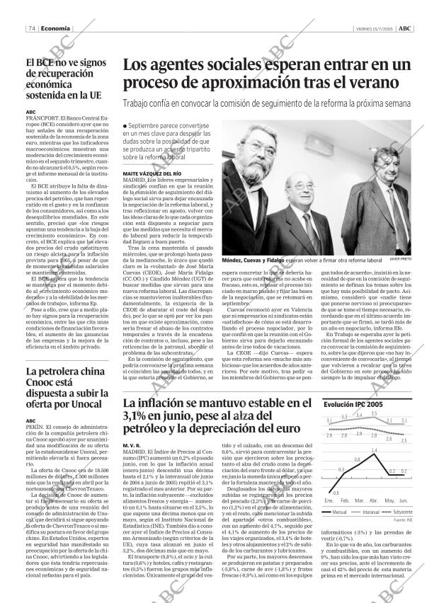 ABC CORDOBA 15-07-2005 página 74
