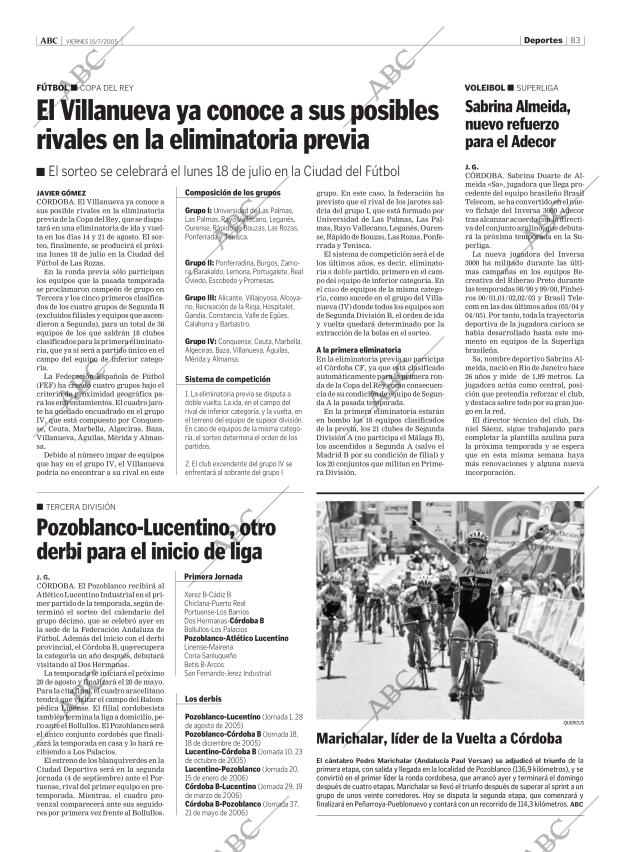 ABC CORDOBA 15-07-2005 página 83