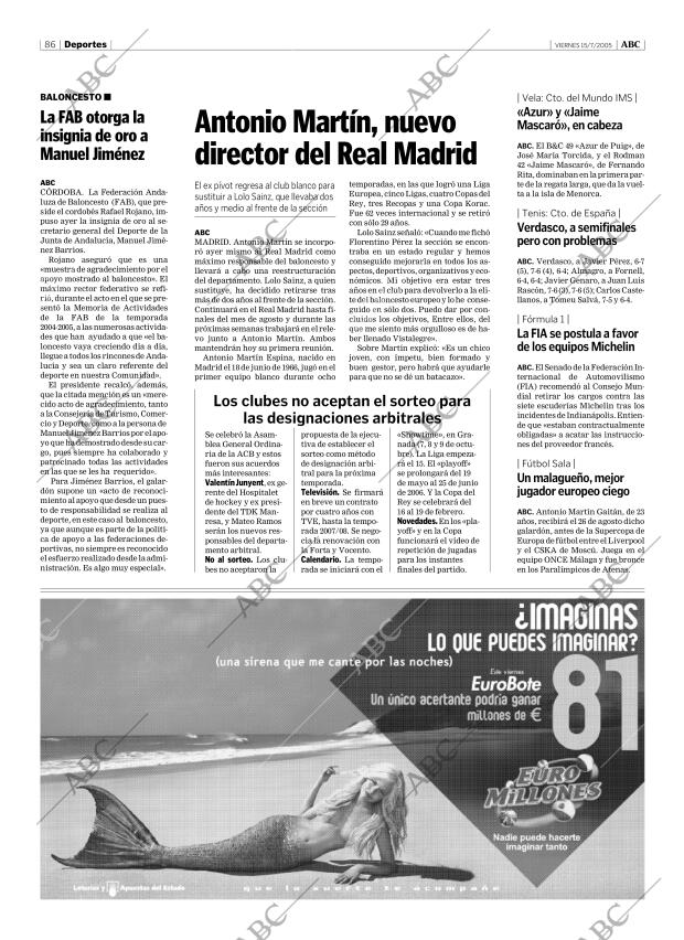ABC CORDOBA 15-07-2005 página 86