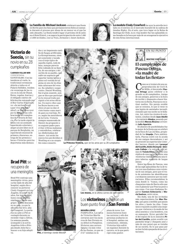 ABC CORDOBA 15-07-2005 página 89