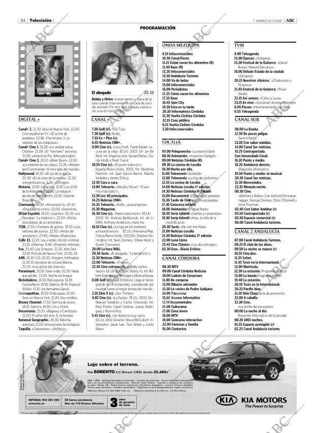 ABC CORDOBA 15-07-2005 página 94