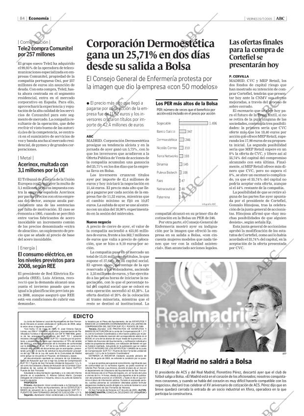 ABC MADRID 15-07-2005 página 84