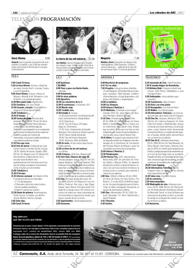 ABC CORDOBA 16-07-2005 página 103