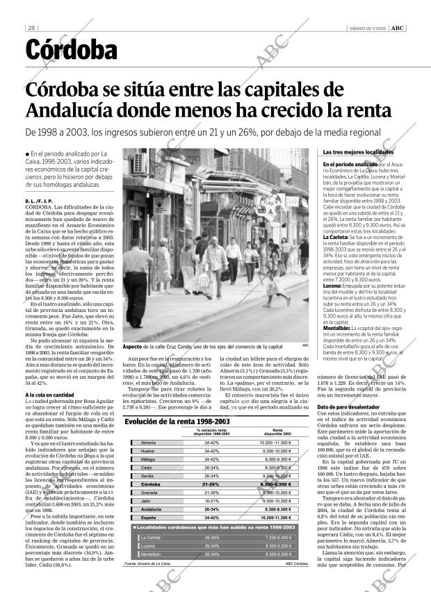 ABC CORDOBA 16-07-2005 página 28