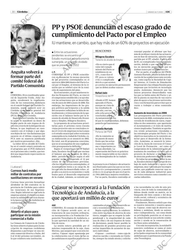ABC CORDOBA 16-07-2005 página 30