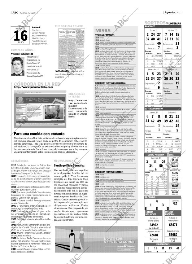 ABC CORDOBA 16-07-2005 página 41