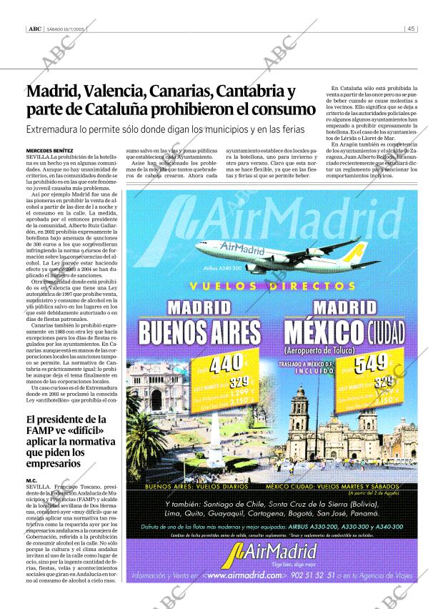 ABC CORDOBA 16-07-2005 página 45