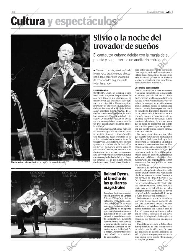 ABC CORDOBA 16-07-2005 página 58