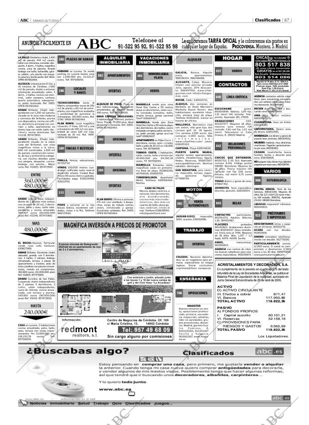 ABC CORDOBA 16-07-2005 página 67