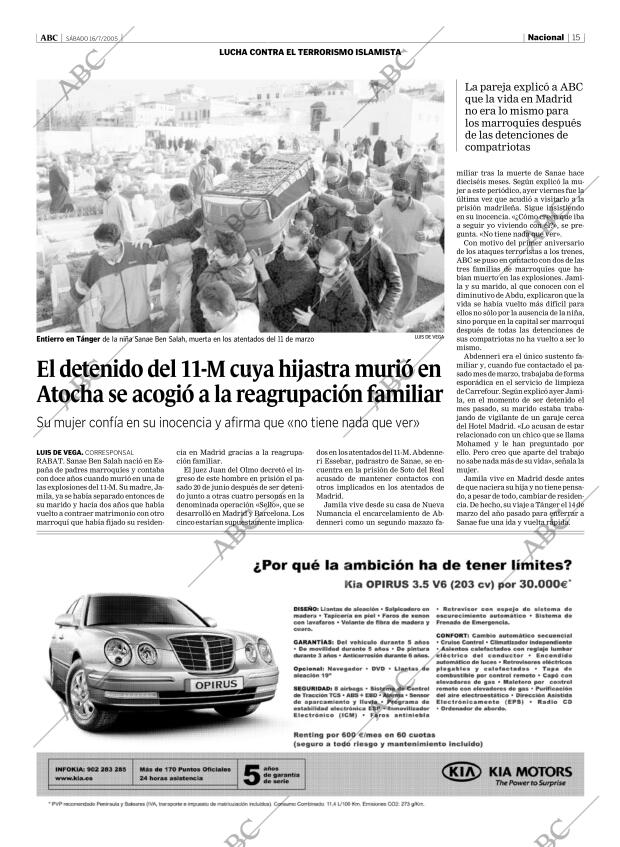 ABC MADRID 16-07-2005 página 15