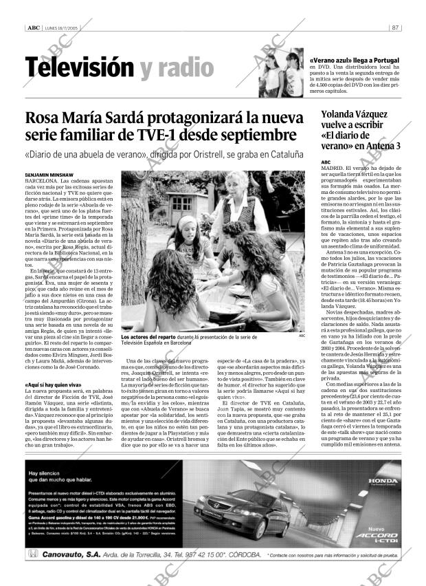 ABC CORDOBA 18-07-2005 página 87