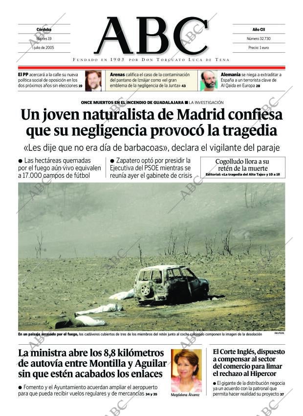 ABC CORDOBA 19-07-2005 página 1