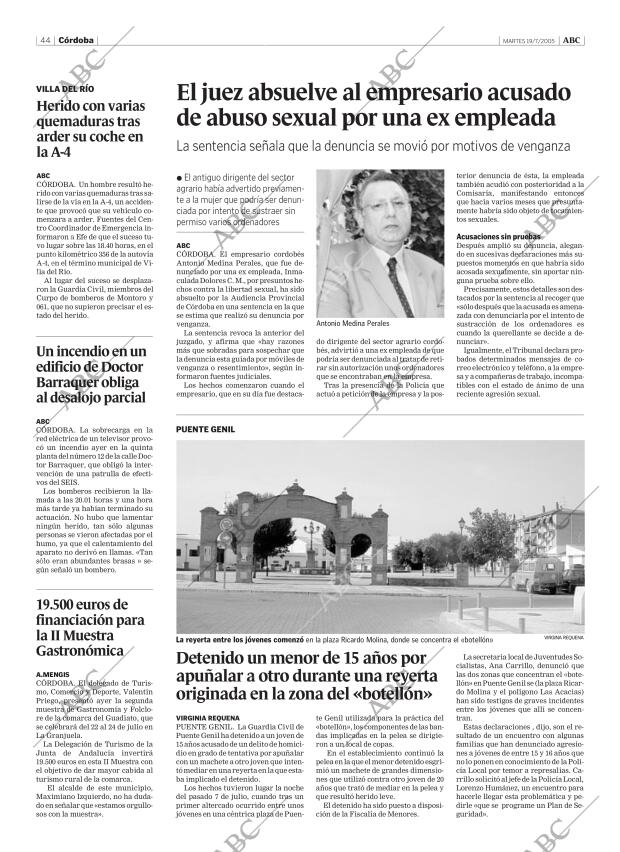 ABC CORDOBA 19-07-2005 página 44