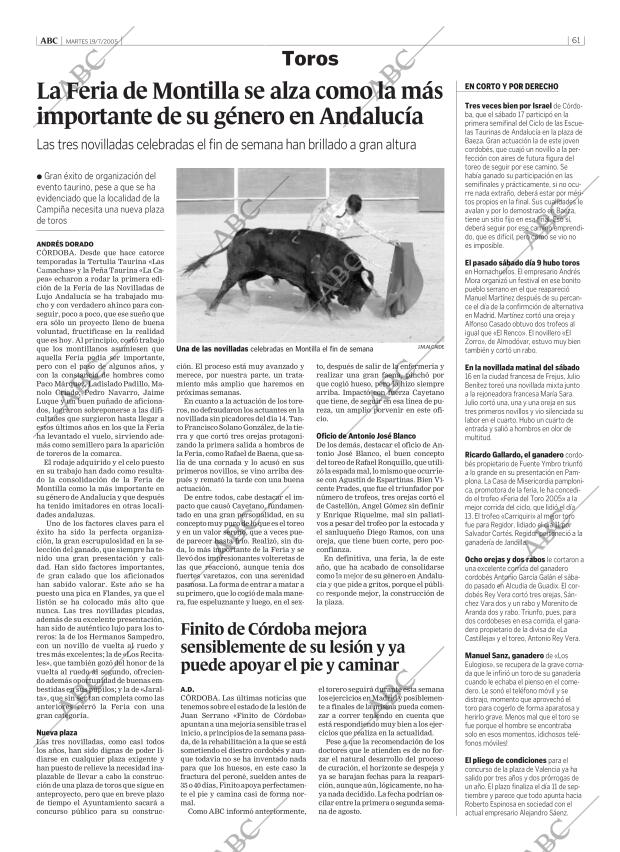 ABC CORDOBA 19-07-2005 página 61
