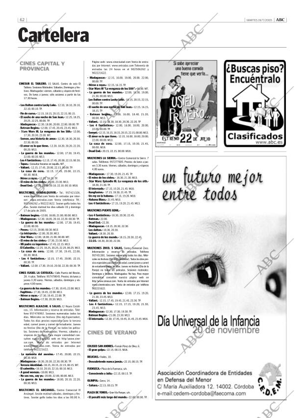 ABC CORDOBA 19-07-2005 página 62